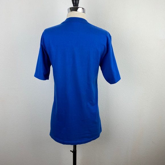 Vtg Souvenir Blue T-Shirt "Celebrations Portuguese Discoveries" Text Compass SM - Picture 7 of 9